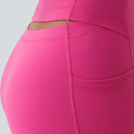 Damen Sportliches Tankini mit modischem Einsatz und Taschen EB