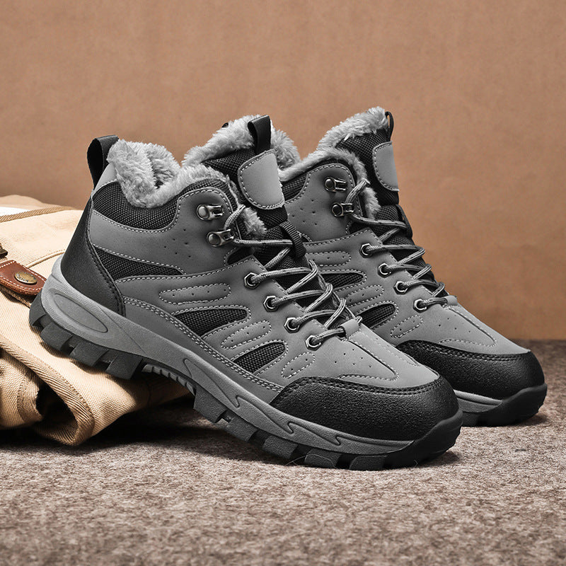 Damen Winterfestige Wanderschuhe mit isolierter Sohle und warmem Innenfutter EB