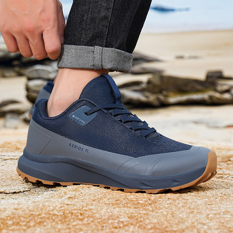Damen Trekking-Sneaker mit wasserdichter GORE-TEX-Technologie und rutschfester Sohle EB