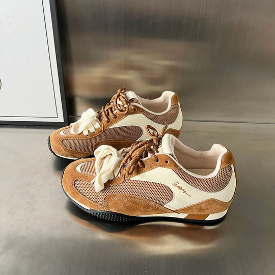 Damen Sportliche Sneakers mit atmungsaktivem Obermaterial und weicher Polsterung EB