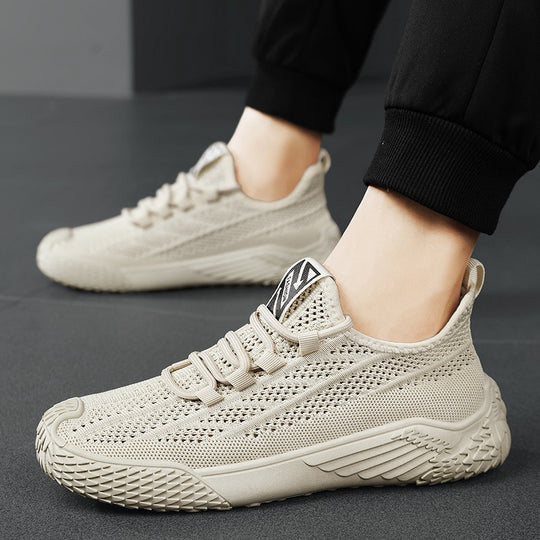 Damen Sportliche atmungsaktive Sneakers mit rutschfester Sohle EB