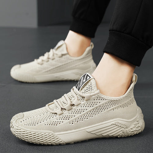 Damen Sportliche atmungsaktive Sneakers mit rutschfester Sohle EB