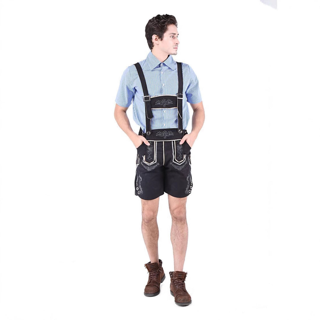 Herren Trachtenkurzanzug mit aufwendiger Stickerei EB