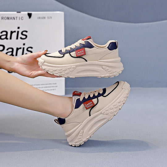 Damen Sportliche Chunky Sneakers mit luftiger Mesh-Oberfläche und dämpfendem Komfort EB