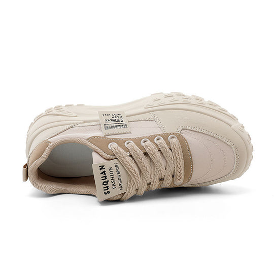 Damen Sportliche Sneakers mit doppeltem Dämpfungssystem und atmungsaktiver Oberflächenstruktur EB