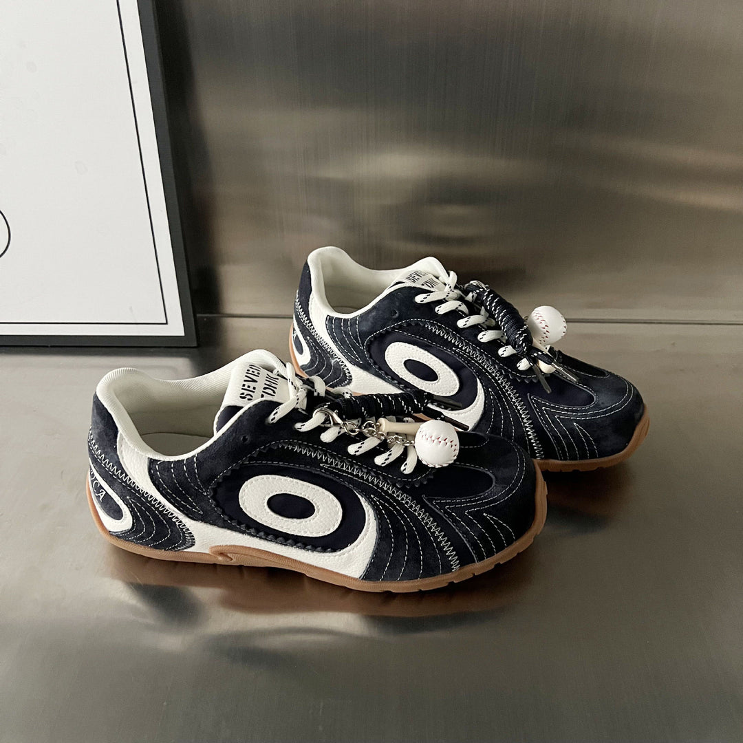 Damen Sportliche Sneakers mit atmungsaktiver Mesh-Oberfläche und trendigem Design EB