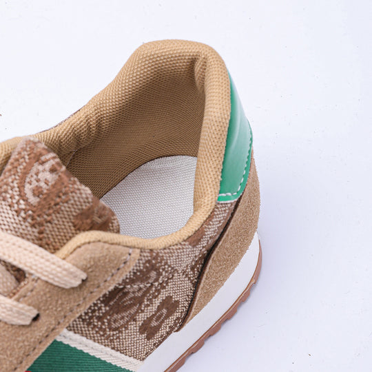 Damen Sportliche Sneaker mit auffälligem Streifen-Design EB