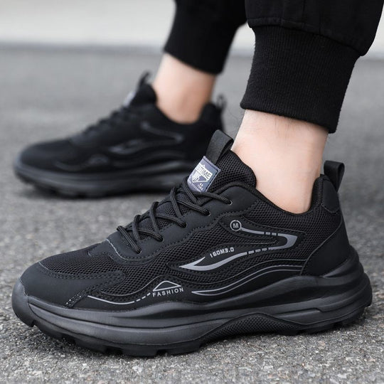 Damen Sportliche Laufschuhe mit atmungsaktiver Mesh-Oberfläche und stoßdämpfender Sohle EB