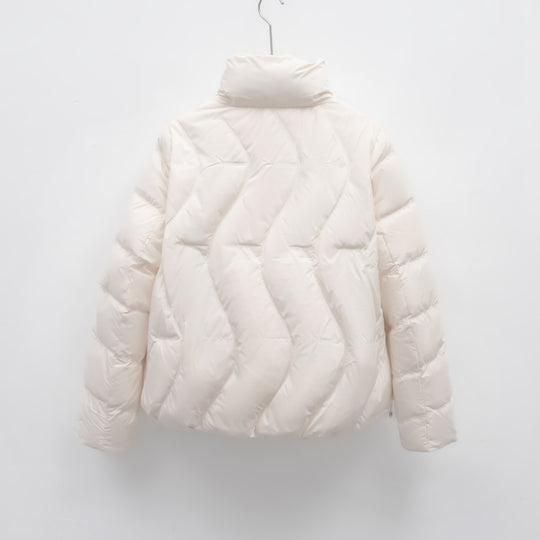 Damen gesteppte Winterjacke mit hochschließendem Kragen EB