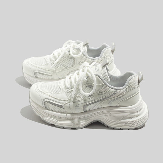 Damen Sportliche Sneaker mit atmungsaktiver Netz-Oberfläche und bequemer Dämpfung EB