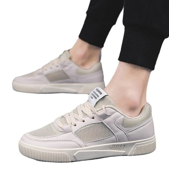 Damen Sportliche Sneakers mit atmungsaktivem Mesh-Obermaterial und robustem Sohlenprofil EB