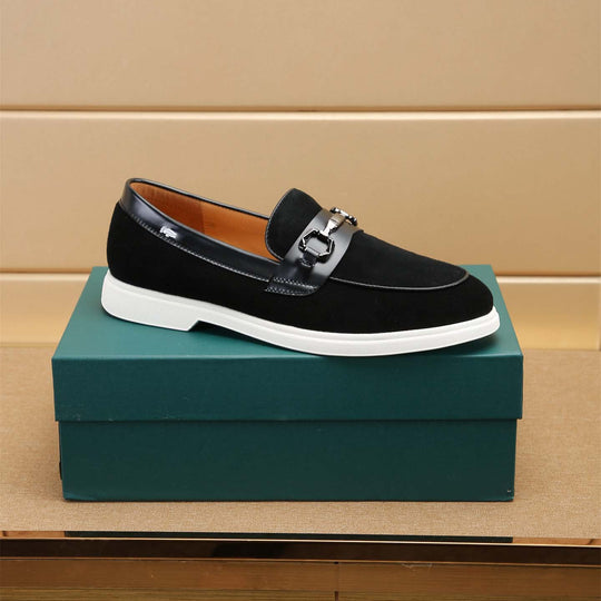 Damen Mokassin-Slipper mit modischem Zierdetail und rutschfester Sohle EB