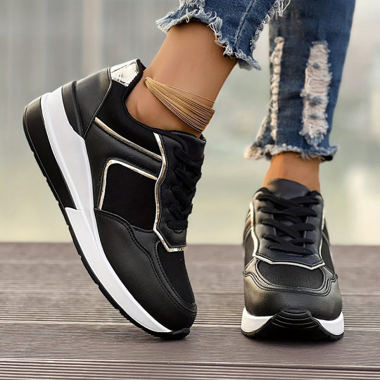 Damen Sportliche Sneakers mit modischem Design und rutschfester Sohle EB