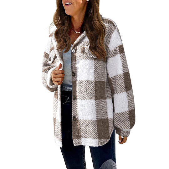 EB | Warmer Karierter Mantel