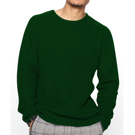 Herren Grobstrickpullover mit modernem Schnitt und kuscheligem Innenfutter EB