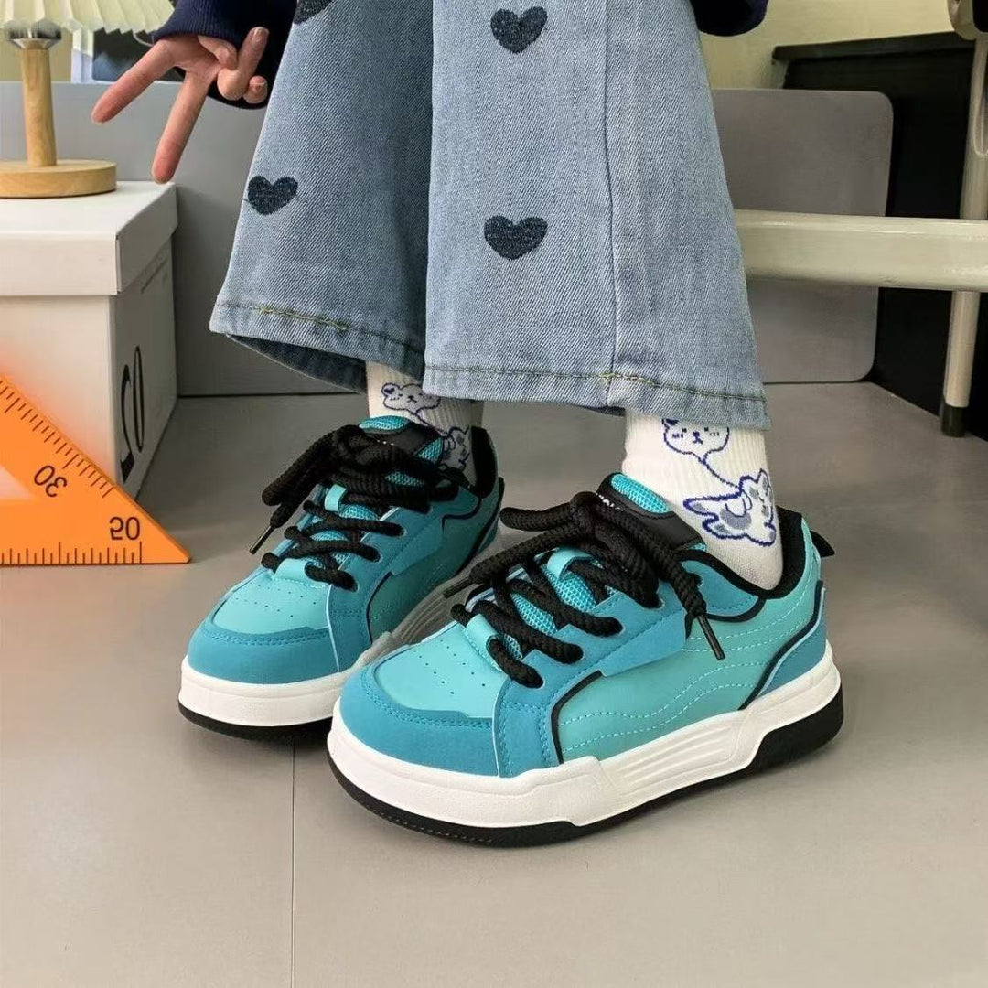 Damen Sportliche Sneakers mit trendigem Obermaterial und komfortabler Dämpfung EB