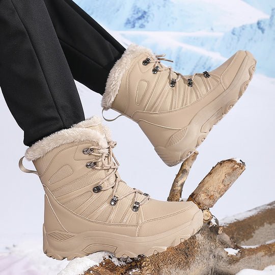 Damen Isolierte Winterstiefel mit rutschfester Sohle und warmem Innenfutter EB