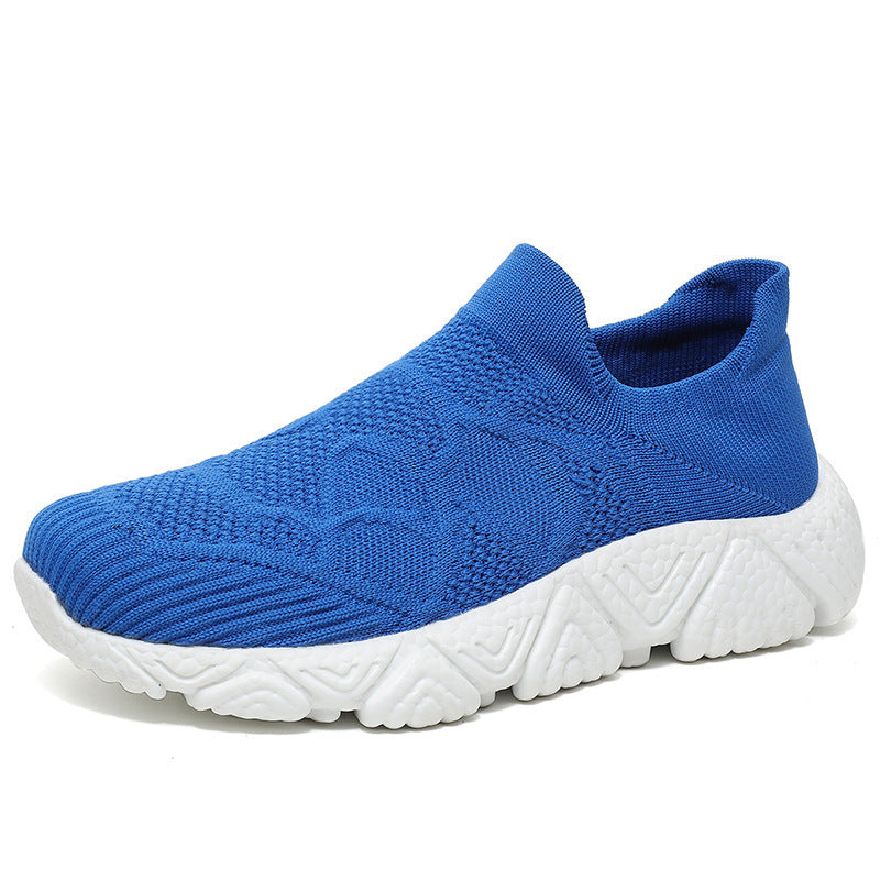 Damen Strick-Sneaker mit rutschfester Sohle und atmungsaktiver Passform EB