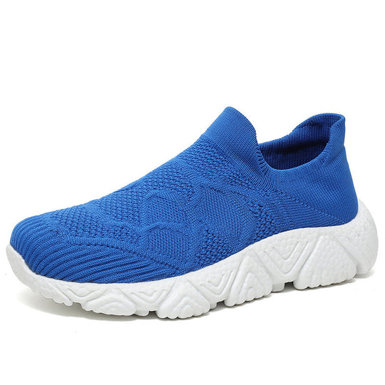 Damen Strick-Sneaker mit rutschfester Sohle und atmungsaktiver Passform EB