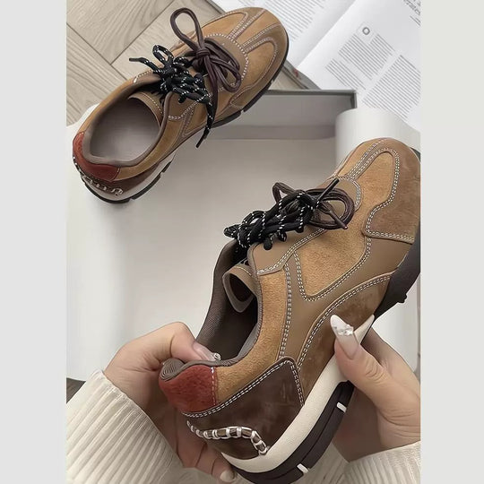 Damen Sportliche Sneaker mit bequemer Polsterung und modischem Obermaterial EB