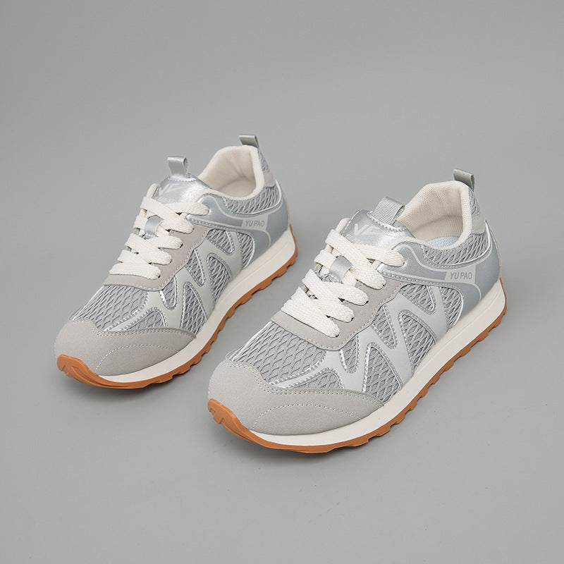 Damen Atmungsaktive Sport Sneakers mit rutschfester Sohle und dämpfendem Fußbett EB