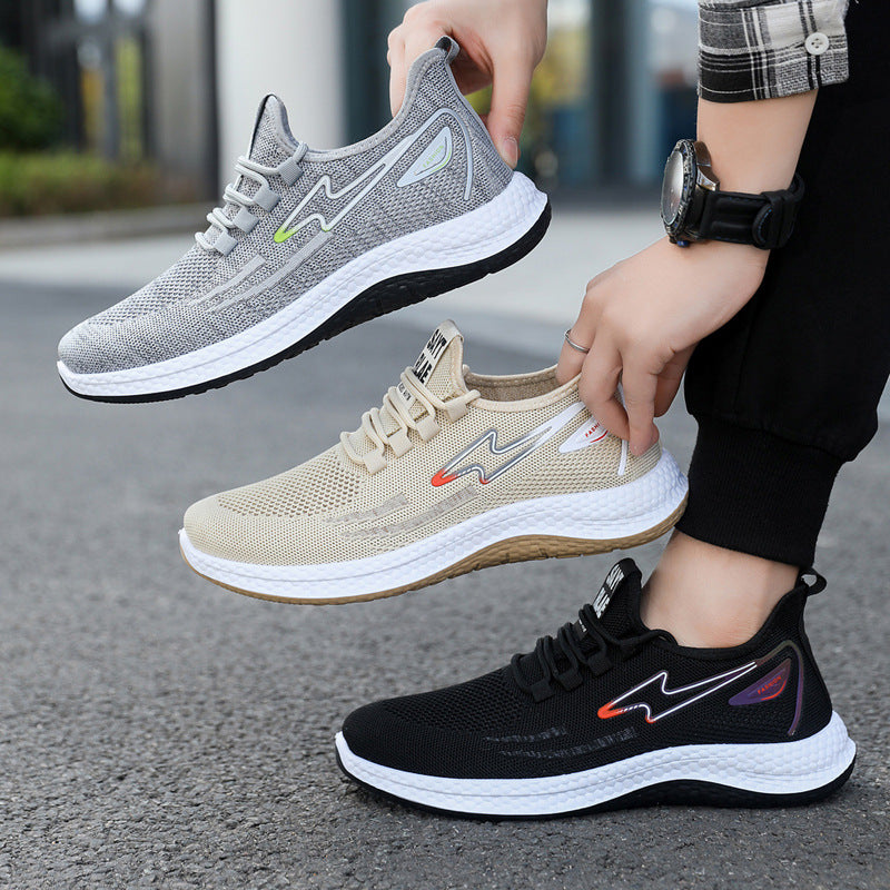 Damen Sportliche Laufschuhe mit atmungsaktivem Mesh-Obermaterial und flexibler Sohle EB