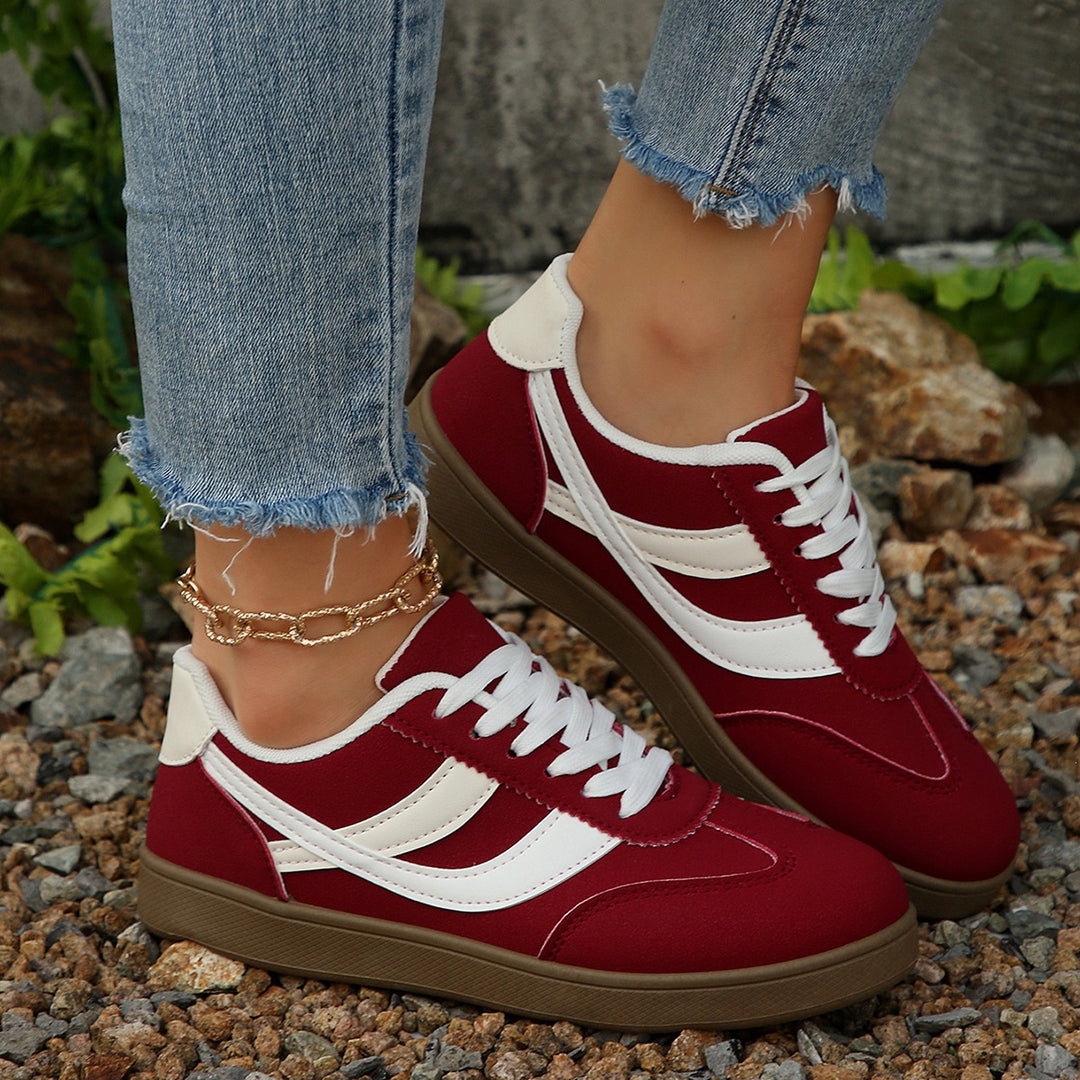 Damen Sneakers mit modischem Design und dämpfender Sohle EB