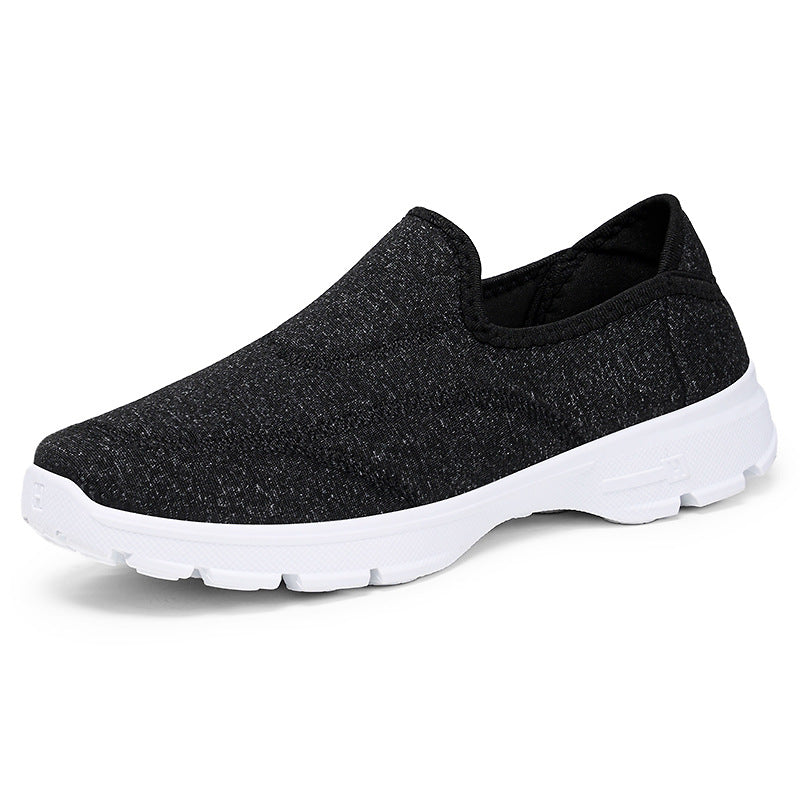 Damen Bequeme und atmungsaktive Slip-On Freizeitschuhe mit elastischem Obermaterial EB