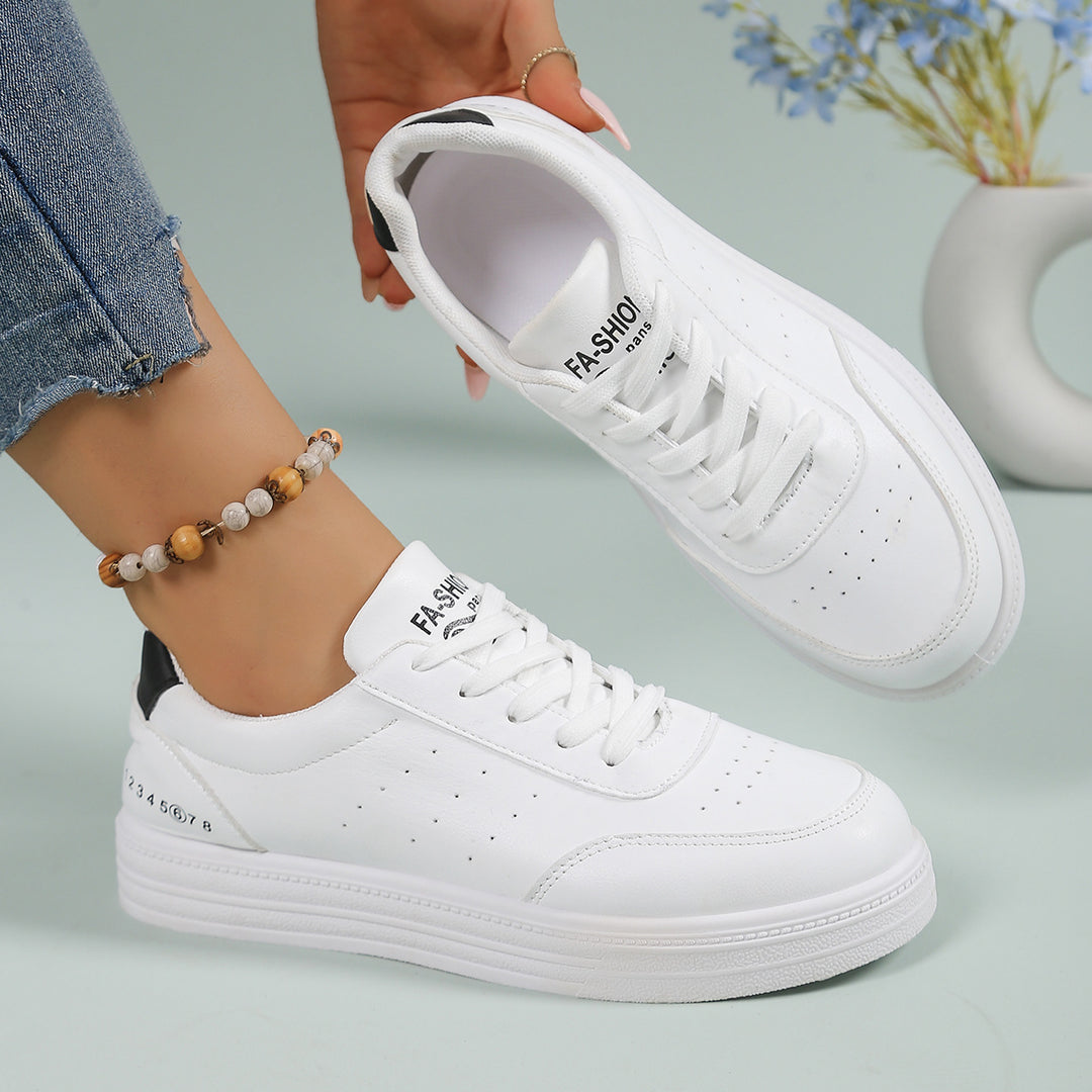 Damen modische Sneakers mit atmungsaktiver Oberfläche und bequemer Laufsohle EB
