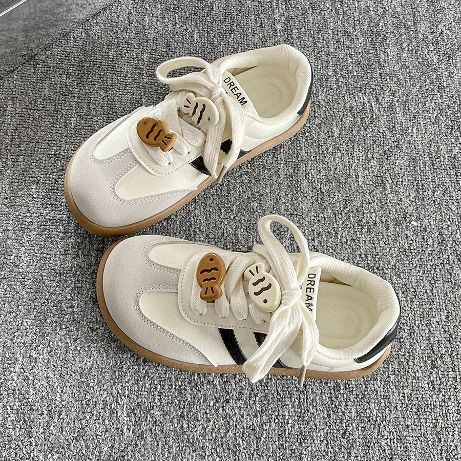 Damen Sneaker mit verspieltem Tiermotiv und praktischen Klettverschlüssen EB