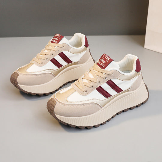 Damen Sportliche Plateau Sneakers mit innovativem Dämpfungssystem EB