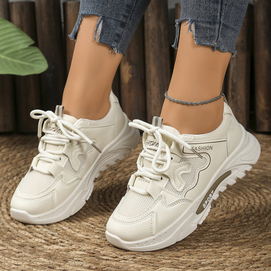 Damen Sportliche Lauf-Sneaker mit bequemer Dämpfung und atmungsaktivem Obermaterial EB