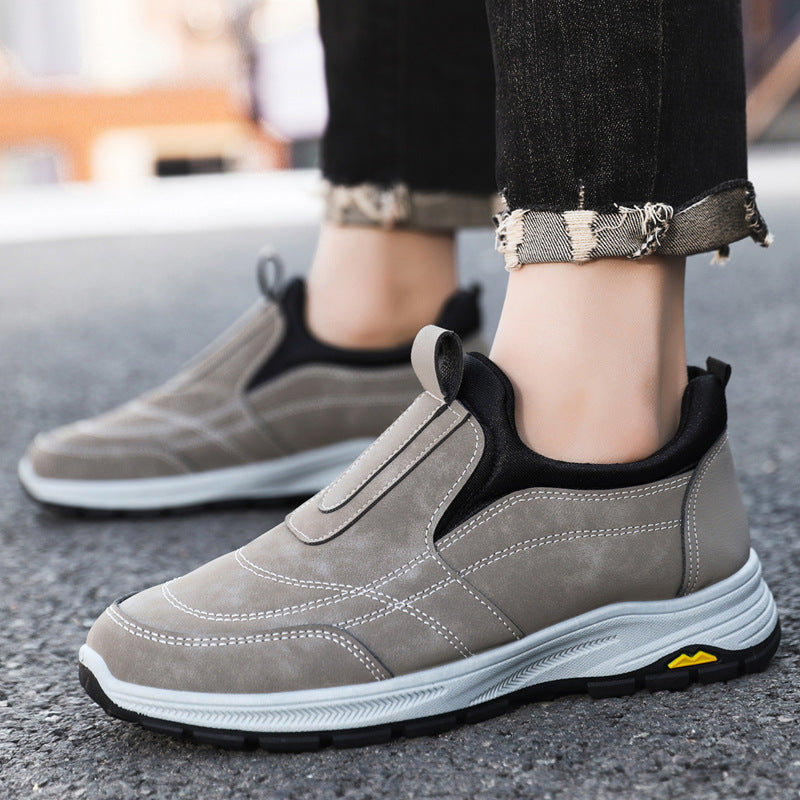 Damen Komfortable Slip-On Sneakers mit gepolsterter Sohle EB
