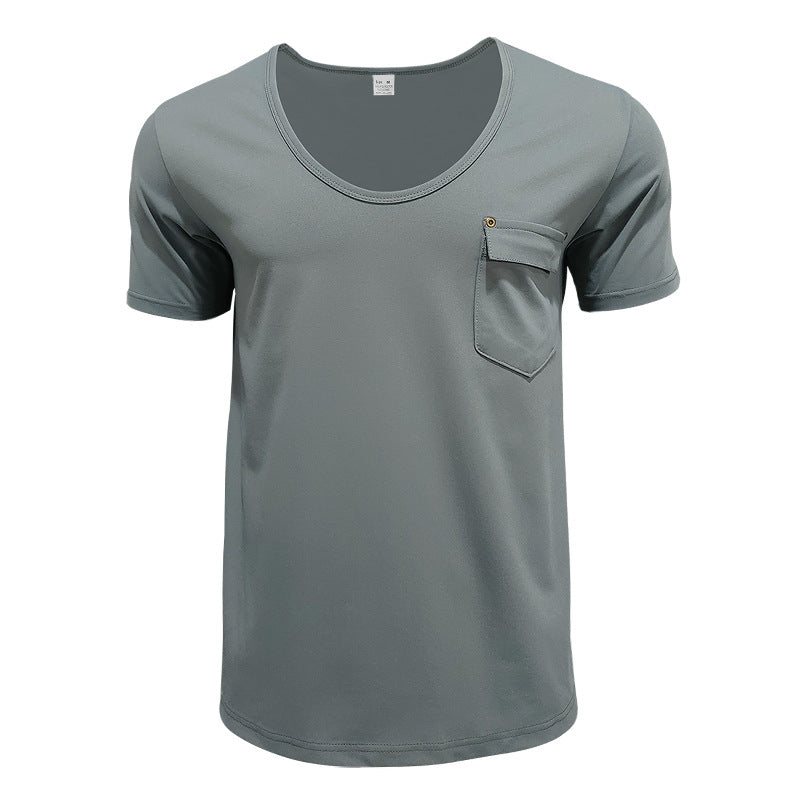EB | T-Shirt mit V-Ausschnitt in Übergröße