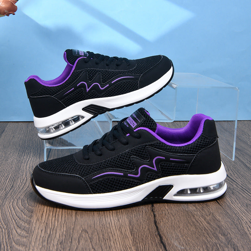 Damen nan City-Walking-Sneaker mit sichtbarer Fersenluftkammer und ergonomischer EVA-Dämpfung EB