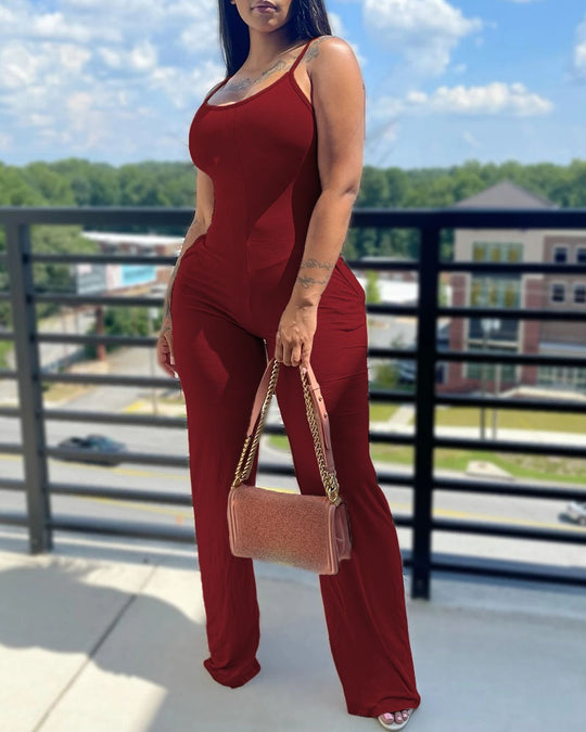 Damen Jumpsuit im modernen Streifenlook EB