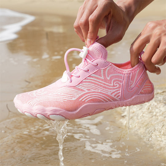 Damen Wassersportschuhe mit schnelltrocknendem elastischem Obermaterial und rutschfester Laufsohle EB