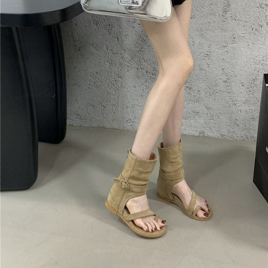 Damen modische Slingback Sandalen mit effektivem Riemendesign EB