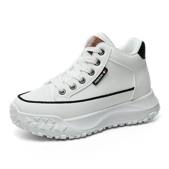 Damen Sportliche High-Top Sneakers mit rutschfester Gummisohle und hohem Tragekomfort EB
