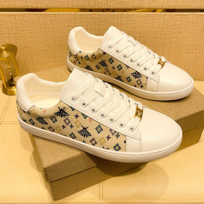 Damen Modische Sneakers mit künstlerischen Mustern und komfortabler Polsterung EB