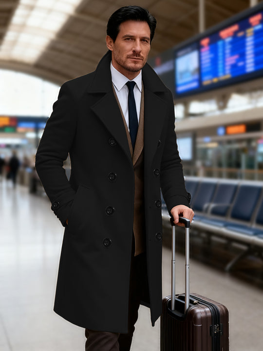 Herren eleganter Doppeltunnelmantel EB