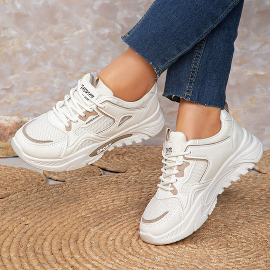Damen Sportliche Lifestyle-Sneaker mit ergonomischer Dämpfung und luftiger Mesh-Oberfläche EB