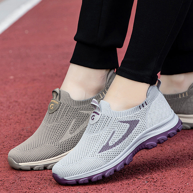 Damen Atmungsaktive Freizeit-Sneaker mit innovativer Stricktechnologie EB