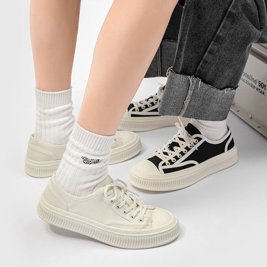Damen Freizeit-High-Top Sneakers mit strapazierfähigem Obermaterial EB