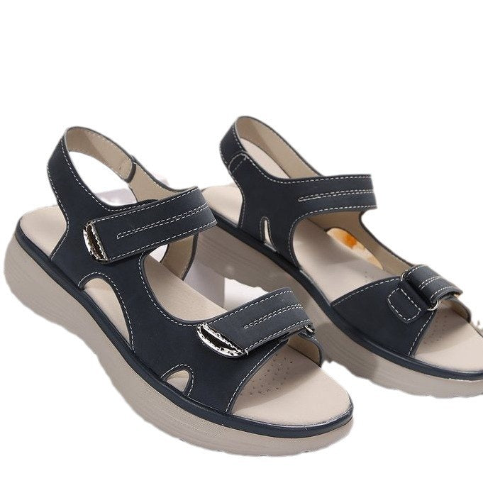Damen Komfort-Sandalen mit höhenverstellbarem Riemen EB