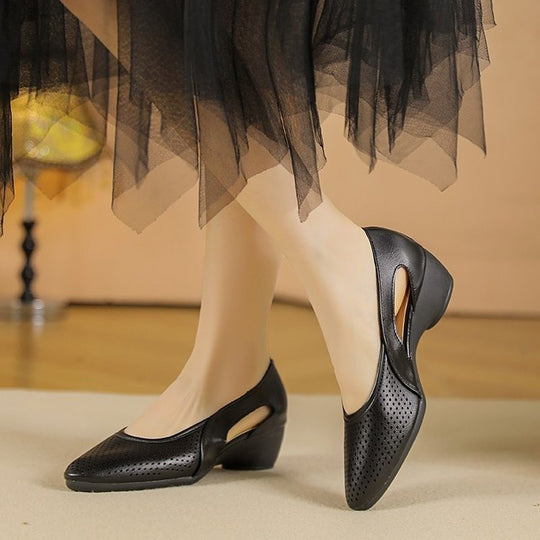 Damen komfortable und elegante Ballerinas mit atmungsaktivem Obermaterial EB