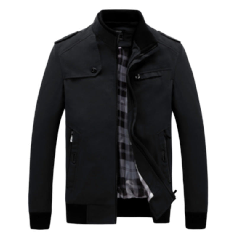 Herren modische Übergangsjacke mit praktischen Taschen und modernem Schnitt EB