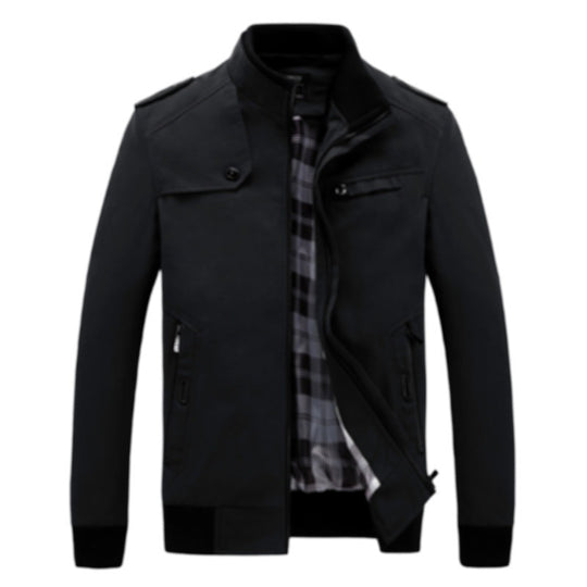 Herren modische Übergangsjacke mit praktischen Taschen und modernem Schnitt EB