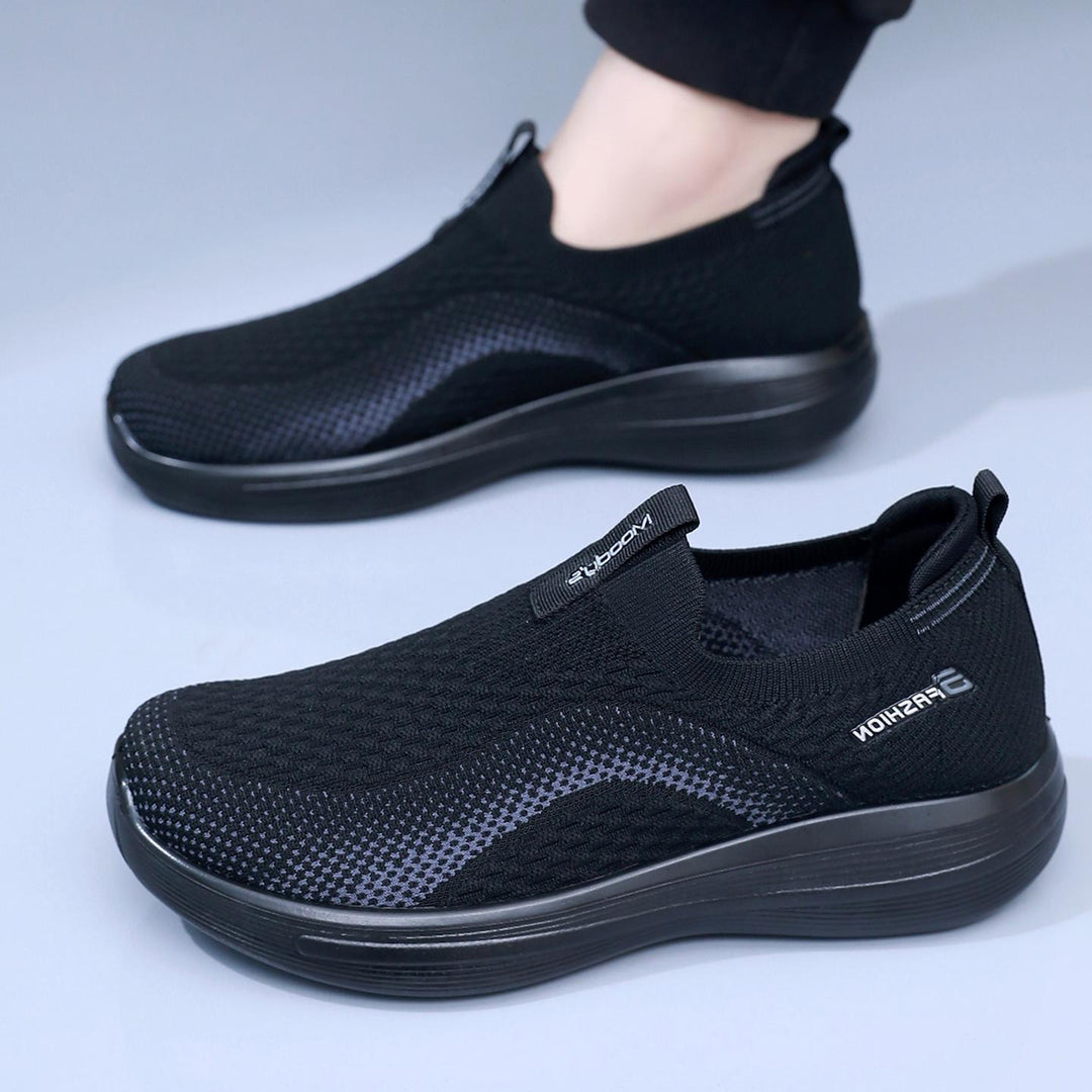 Damen Slip-On Laufschuhe mit atmungsaktiver Oberflächenstruktur EB