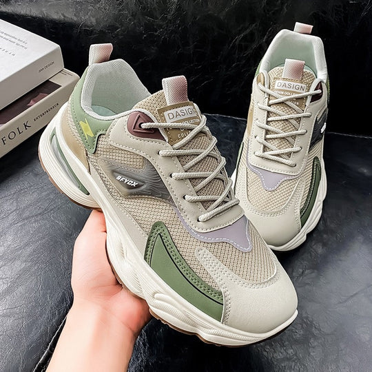 Damen Sneaker mit atmungsaktiver Mesh-Oberfläche und stabiler Dämpfung EB